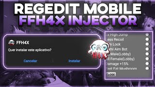 ATUALIZADO 😱FFH4X MOD MENU INJECTOR PARA A NOVA ATUALIZAÇÃO NO FREE FIRE ANTI BAN GRÁTIS 😱 [upl. by Ifar]