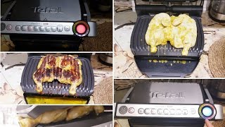 تجربة شوي الدجاج لأول مرة في الشواية تيفال اوبتي جريل grilled chickenTefal optigrill [upl. by Llednov547]