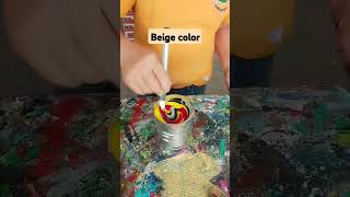 HOW TO MAKE BEIGE COLOR color paintmixing shortvideos [upl. by Perretta971]