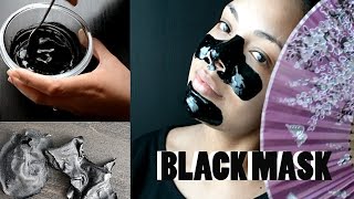 RECETTE MASQUE NOIR  BLACK MASK RECIPE [upl. by Moll]