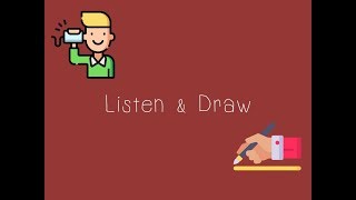 English Game  Listen amp Draw  Monster [upl. by Joey]