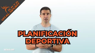 PLANIFICACIÓN DEPORTIVA y del ENTRENAMIENTO  PERIODIZACIÓN [upl. by Abernon988]