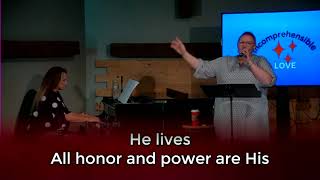 Ladner Baptist Church  He Lives  sung by Josh Kirkegaard [upl. by Delorenzo]