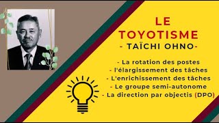 📌EOAE 1ère Bac Sc Eco  Les Conceptions Modernes 👉Taïchi OHNOquot 🖊 principes du Toyotisme [upl. by Harahs]