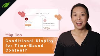 How to Use Conditional Display in Thrive Architect for TimeBased Content [upl. by Lomax]