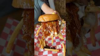 The CANADIAN TUXEDO BURGER from Tony Beef in Galloway NJ 🍔🧀🍟🔥🤤 DEVOURPOWER [upl. by Lamiv]