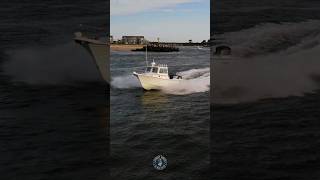 Steiger Craft Pilot House exiting Manasquan Inlet 🔥 steigercraft5054  Jersey Boats [upl. by Marsden]