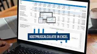 Kostprijscalculatie in Excel  complete set templates voor kostprijscalculaties [upl. by Lipman]