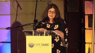 Professor Karen Milner National Chair of the SAJBD Address at the Cape SAJBD 120th Anniversary [upl. by Westberg]