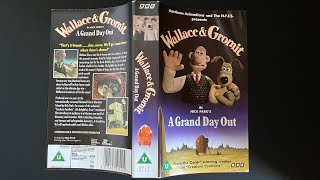 Opening amp Closing to Wallace amp Gromit A Grand Day Out 1993 VHS UK [upl. by Ainesy472]