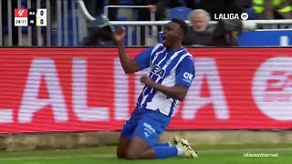 Samu Omorodion  All 10 Goals amp Assists For Alaves 202324 [upl. by Ynnattirb651]