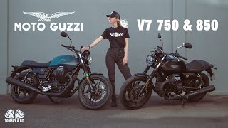 Moto Guzzi V7 Stone 850 and 750 [upl. by Wilterdink503]