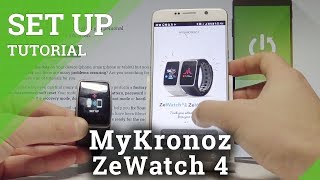 How to Set Up MYKRONOZ ZeWatch 4  Activation and Pairing Tutorial [upl. by Line]