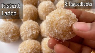 Janmashtami Recipes Krishna Jayanthi Special Recipes Instant Coconut Ladoo Nariyal Laddu Recipe [upl. by Eanerb]