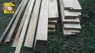 Chainsaw mill How much lumber is in a 15quot log [upl. by Attenborough]