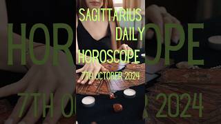 ♐✨ Sagittarius Horoscope for 7th October 2024 ✨♐ GENERAL  CAREER  LOVE [upl. by Esra]