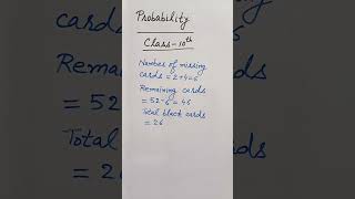 probability class10maths shorts [upl. by Alleb]