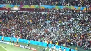 Algerian National Anthem  Germany 2x1 Algeria  FIFA World Cup 2014 [upl. by Ahsinned]