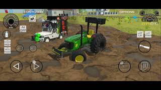 Jondher Tractor and Dj Dono Fass gaye Kichad Me Kichad se Bahar Kaise Nikale  trending gameplay [upl. by Eriha199]