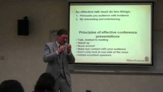 How to Present a Paper at an Academic Conference 18 [upl. by Hunsinger]