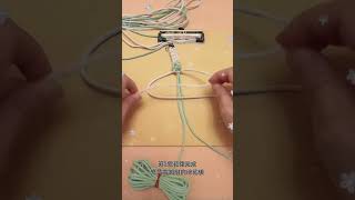 法式編織肉球手機長度可調背繩DIY🪴Macrame paw pattern phone strap DIY🪴マクラプ肉球スマホストラプ［長さ調節可能］DIY [upl. by Sirtimed937]