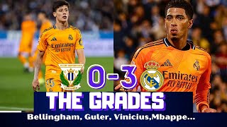 MBAPPÉ GULER AND VALVERDE TAKE CENTER STAGE IN REAL MADRIDS DOMINANT PERFORMANCE THE GRADES [upl. by Immat]