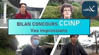 Concours CPGE 2020 Vos impressions sur CCINP prépas MPPCPSI [upl. by Renata436]