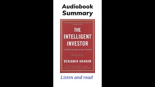 The Intelligent Investor by Benjamin Graham  Audiobook Summary [upl. by Alicia964]