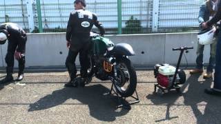 Matchless G50 warm up [upl. by Nnylodnewg]