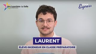 Laurent élève en classe préparatoire ECAM LaSalle associée au lycée Aux Lazaristes La Salle [upl. by Yennep]