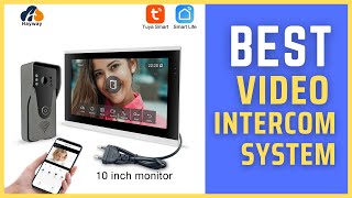 Best Video Intercom System  1080P Wireless 10 inch Video Intercom System 2024 [upl. by Nhabois]