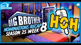 BB25 Ep 23 Nominations Recap September 24  Big Brother 25 [upl. by Scheider]