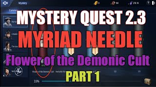 Mir4 Mystery Quest Myriad Needle Part1 How to Open Flower of Demonic Cult Quest Suspicious Women [upl. by Suired]