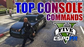 LSPDFR  GTA 5  Top Console Commands [upl. by Zola]