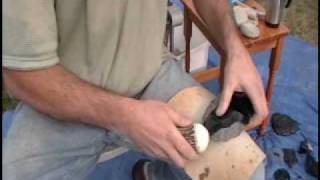 Flint Knapping Fundamentals NonAbraded Platform pt4 [upl. by Fedirko]