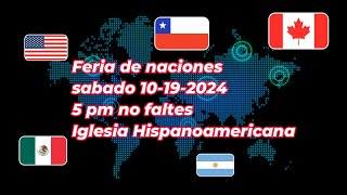 Feria de naciones Iglesia Hispanoamericana [upl. by Erving]