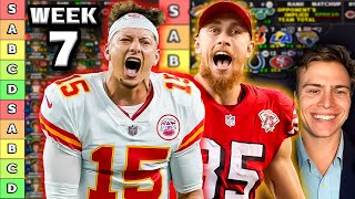 Week 7 Fantasy Football Rankings amp Tiers QB  TE  DST [upl. by Gaudet180]