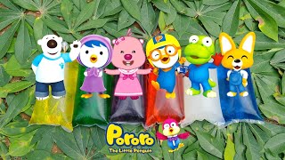 Pororo  Menemukan Air Warna Warni Pororo Crong Petty Eddy Poby Loopy Harry Rody Tong Tong [upl. by Lucais]