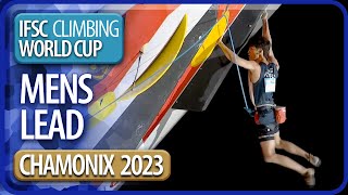 Lead Finals  Chamonix  Mens  2023  IFSC World Cup [upl. by Brittney687]