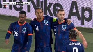 Virgil van Dijk Goal  Netherlands vs Canada 40 All Goals ResultsExtended Highlights2024 [upl. by Attenauq135]