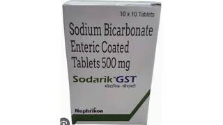 Sodarik GST Tablets Sodium Bicarbonate Enteric Coated Tablets 500 mg [upl. by Eirallih]