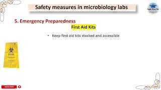 Emergency Preparedness Safety measures in microbiology labs laboratory microbiology [upl. by Adriane]