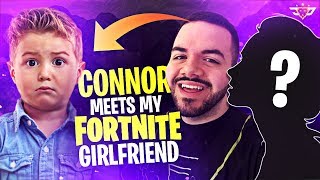 CONNOR MEETS MY FORTNITE GIRLFRIEND HE ROASTS ME  Coolest Kid Ever Fortnite Battle Royale [upl. by Kepner66]