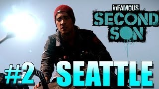 INFAMOUS SECOND SON S02E02 PRECONCEITO CAMINHO PRA SEATTLE E BOAS AÇÕES [upl. by Anitsyrk]