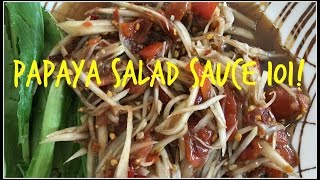 WHATS IN MY THUM MAK HOONG PAPAYA SALAD TUB  House of X Tia laofood laos papayasalad [upl. by Anitnauq]