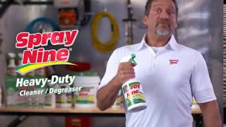 Spray Nine® Heavy Duty Cleaner  Degreaser  Disinfectant [upl. by Yetnom72]