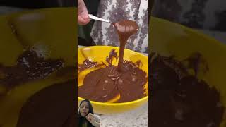 Make a so amazing chocolate cake very easily 😍 shorts viralvideo [upl. by Enidlareg]