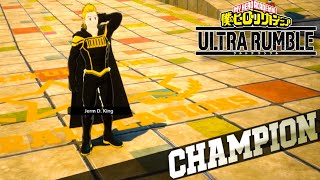 Team leaves wins anyways  Mirio 9 KOs 8000 Damage  My Hero Ultra Rumble [upl. by Norbie]