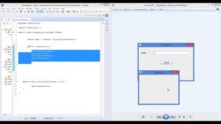 Formulario Java con código JFrame y JPanel 2018 [upl. by Lindo]
