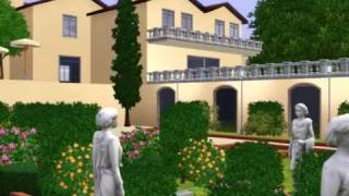 Hearst Mansion Sims 3 [upl. by Ylam670]